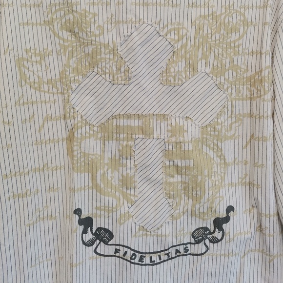 Men's Long Sleeve Carbon Black button down sz L - Picture 3 of 8